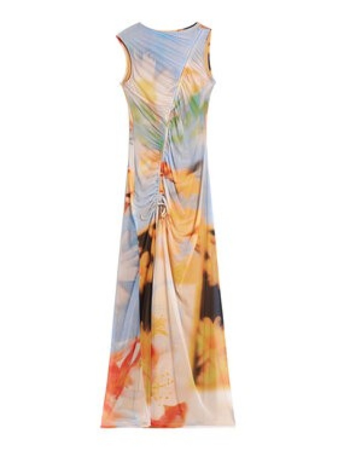 Desigual Sukienka letnia Jade 26SWVK38 Kolorowy Slim Fit