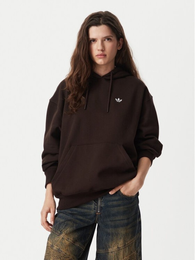 adidas Bluza Ess Os LH4724 Brązowy Regular Fit