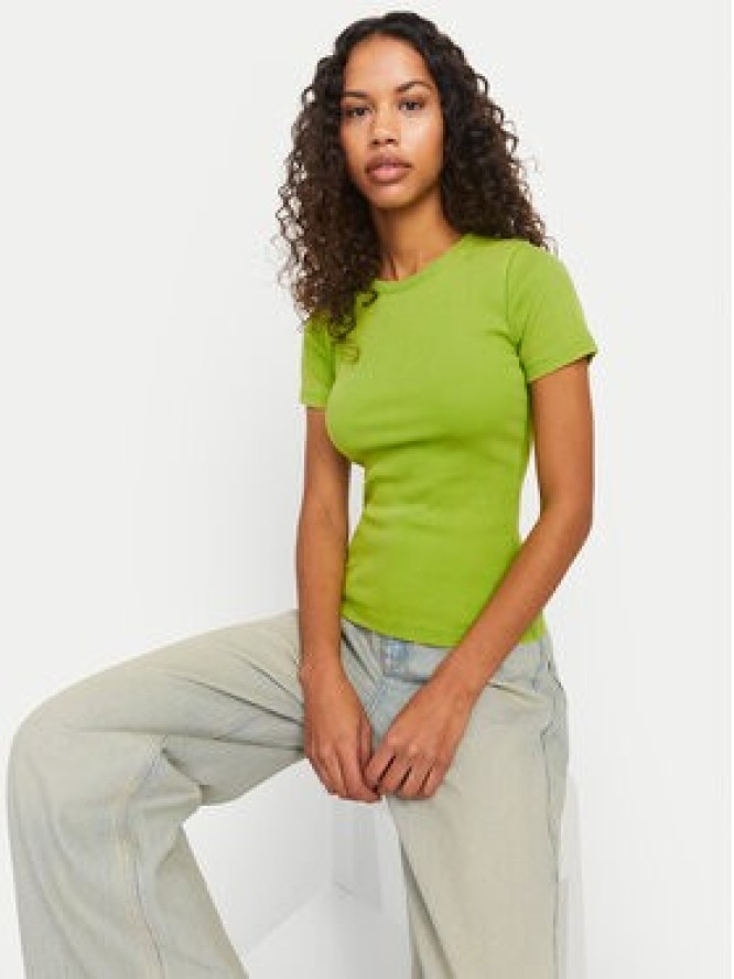 JJXX T-Shirt Frankie 12239962 Zielony Slim Fit
