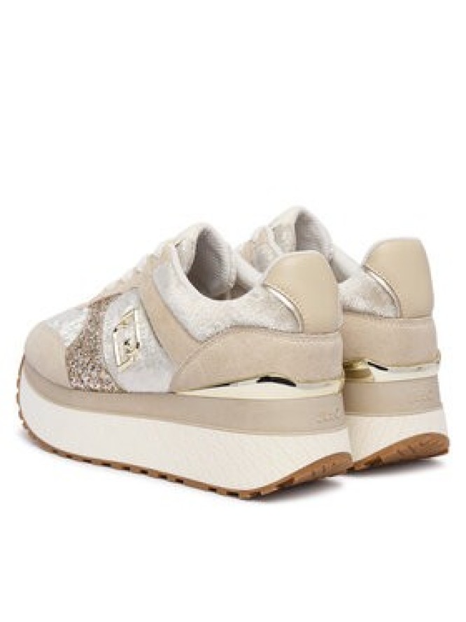Liu Jo Sneakersy Maxi Wonder Plus 02 BF6009 PX066 Beżowy