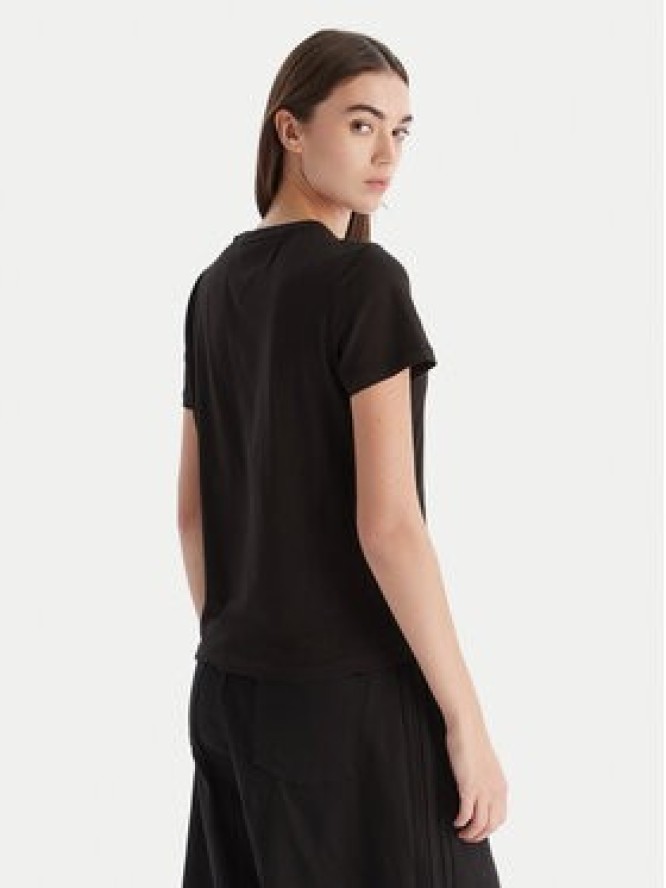 Tommy Jeans T-Shirt Linear DW0DW21964 Czarny Regular Fit