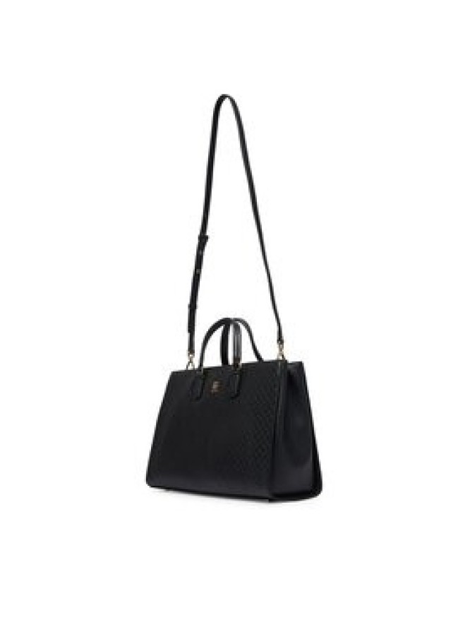 Tommy Hilfiger Torebka Th Daily Satchel Mono AW0AW18418 Czarny