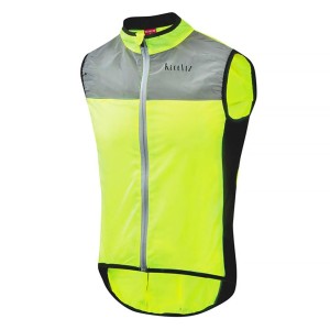 WOWOW - Żółta Kamizelka Rowerowa Unisex Odblaskowa Z Dłuższym Tyłem