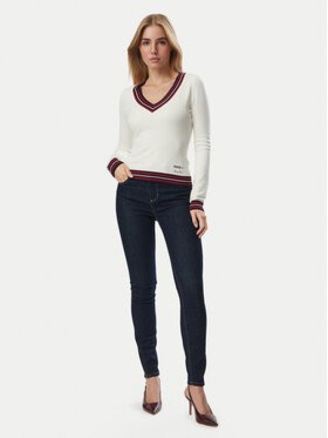 Guess Jeansy W6BAJS D2305 Granatowy Skinny Fit