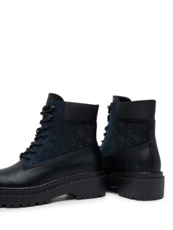 Guess Trapery FLTLDS DEN10 Czarny