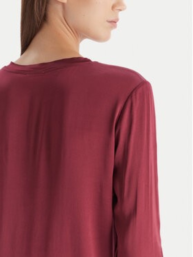 ViCOLO Bluzka TF0244 Bordowy Regular Fit