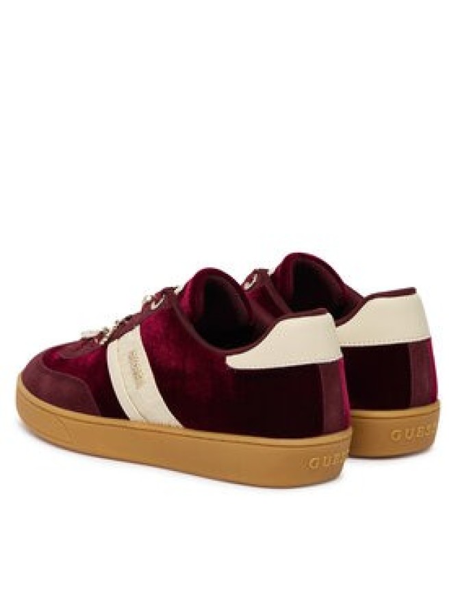 Guess Sneakersy FLFN2A FAB12 Bordowy