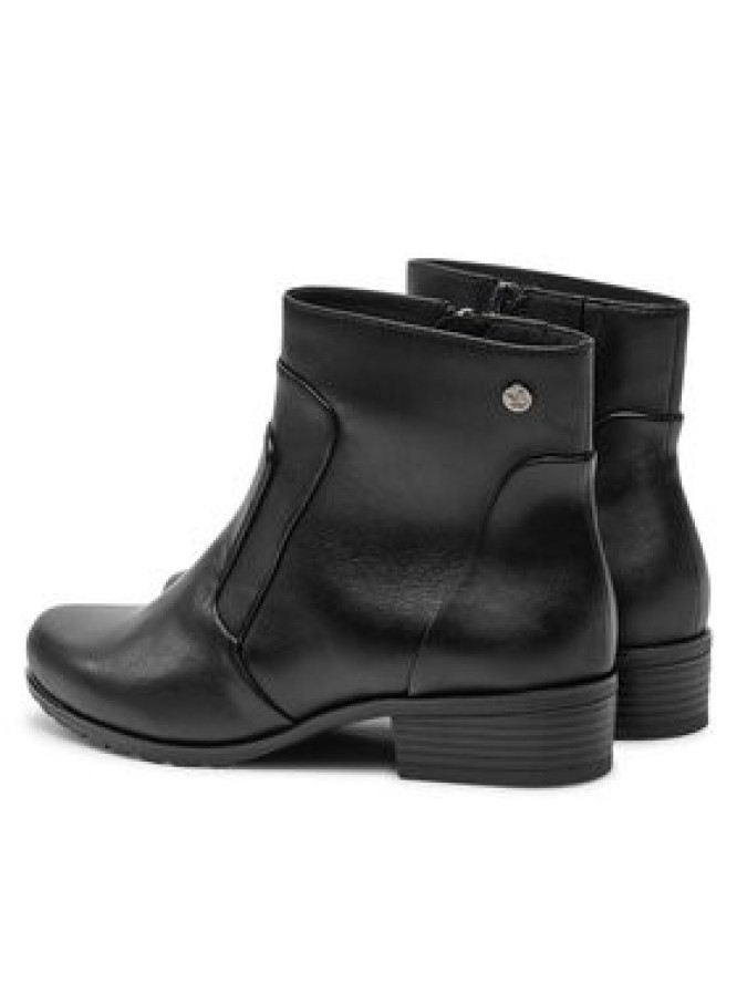 Caprice Botki 9-25335-43 Czarny