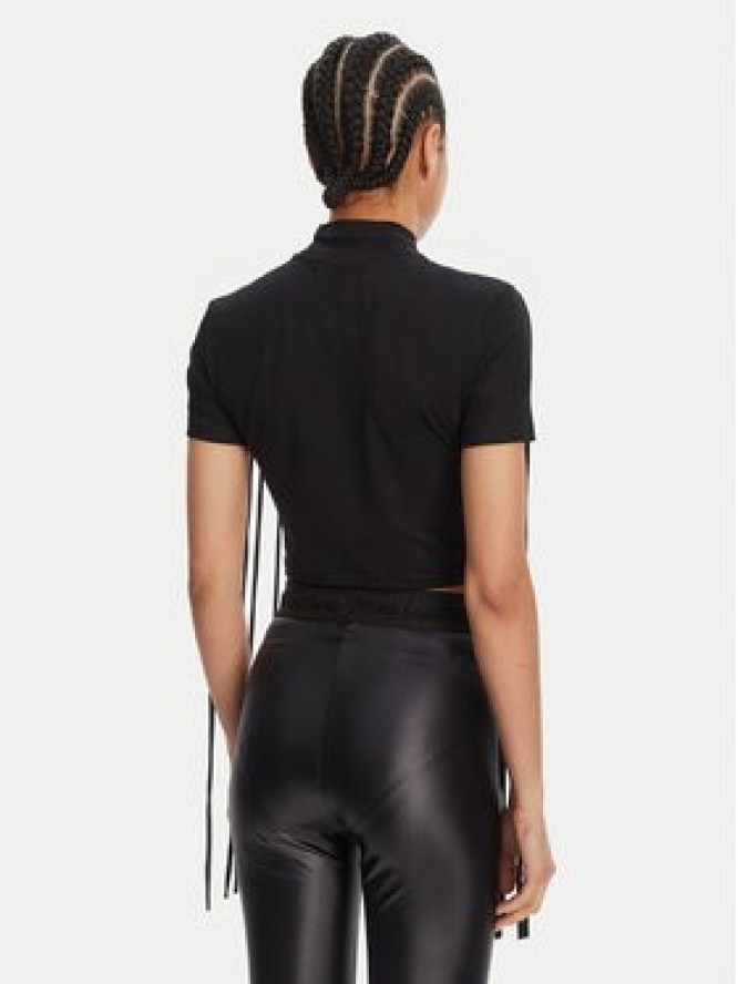 Versace Jeans Couture T-Shirt 78HAHE01 Czarny Slim Fit