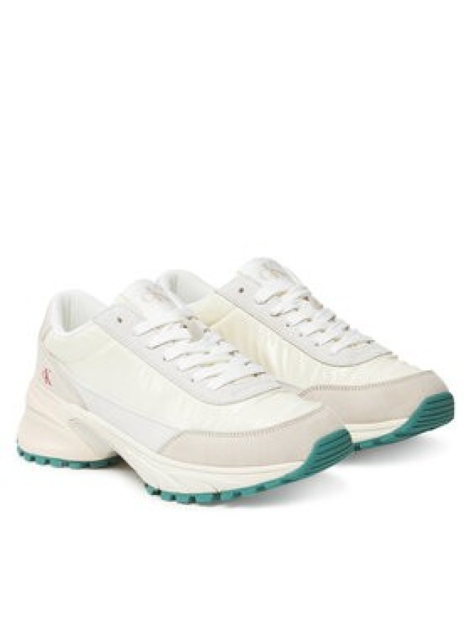 Calvin Klein Jeans Sneakersy Hike Runner Mg Nylon Perl YW0YW01963 Écru