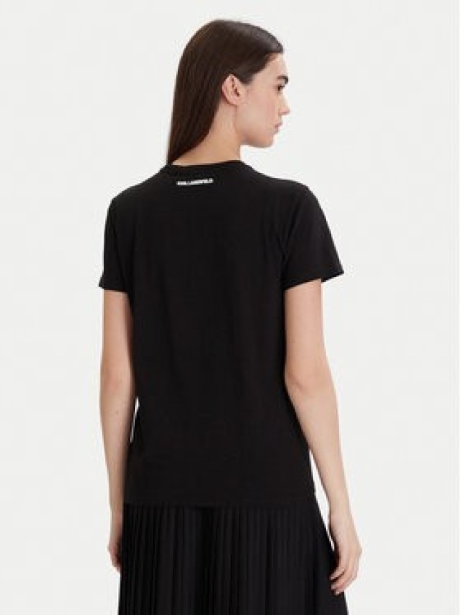 KARL LAGERFELD T-Shirt A1W17131 Czarny Regular Fit