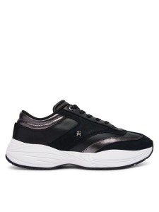 Tommy Hilfiger Sneakersy Th Modern Sporty Runner Leather FW0FW09590 Czarny