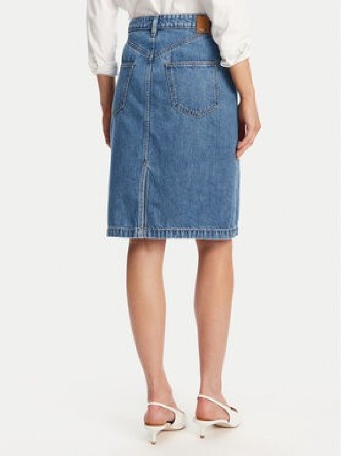 BOSS Spódnica jeansowa Cobaltide 50538596 Niebieski Regular Fit