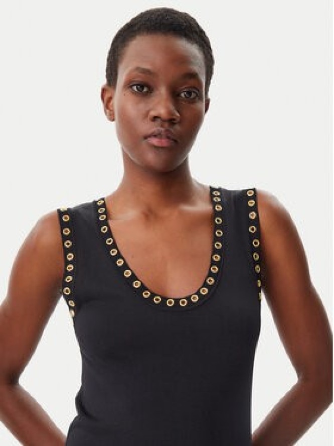 Lola Casademunt by Maite Sukienka dzianinowa MS2516034 Czarny Regular Fit