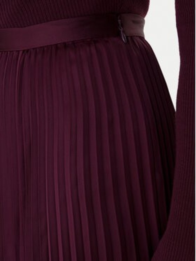 BOSS Spódnica plisowana Velacey 50546594 Fioletowy Regular Fit