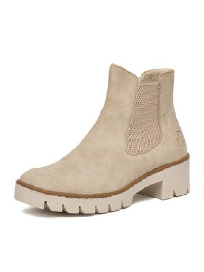 Rieker Botki X5772-60 Beżowy