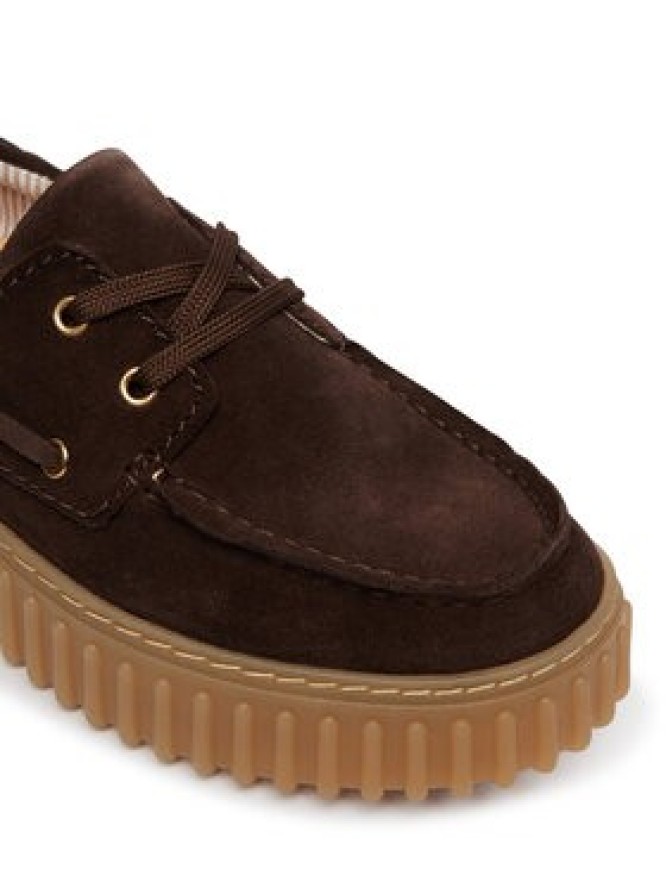 Clarks Półbuty Torhill Boat 26186647 Brązowy