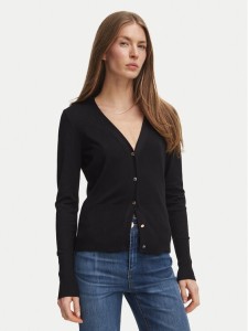 Fracomina Kardigan FR26WT8001K50601 Czarny Regular Fit