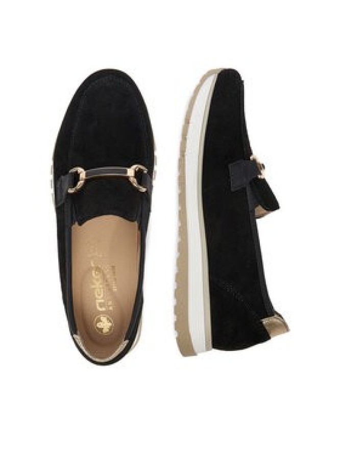 Rieker Półbuty 49042-00 Czarny