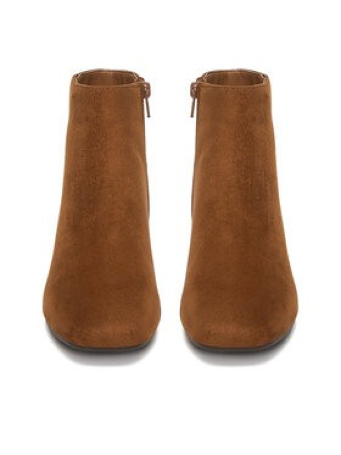 Clara Barson Botki CEO-CD24038-4 Bordowy