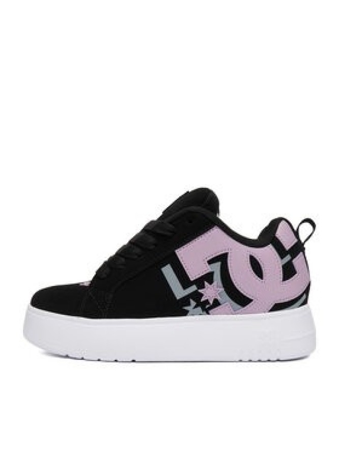 DC Shoes Sneakersy EO-COURT GRAFFIK PLATFORM DC02422003 Czarny