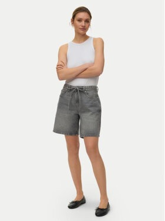 Vero Moda Szorty jeansowe Wien 10341837 Szary Relaxed Fit