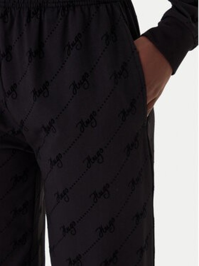 HUGO Spodnie dresowe Lokky 50545211 Czarny Regular Fit