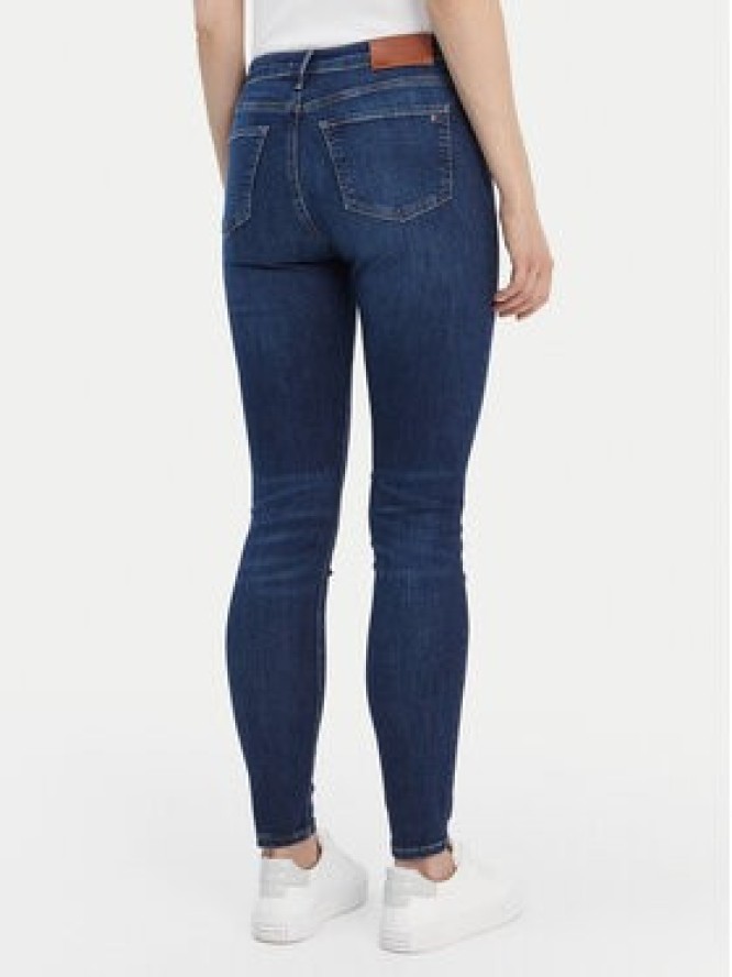 Tommy Hilfiger Jeansy WW0WW45010 Granatowy Slim Fit