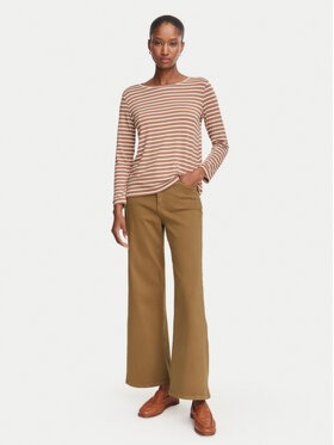 Marella Jeansy Fuxia 2625136061 Brązowy jasny Wide Leg