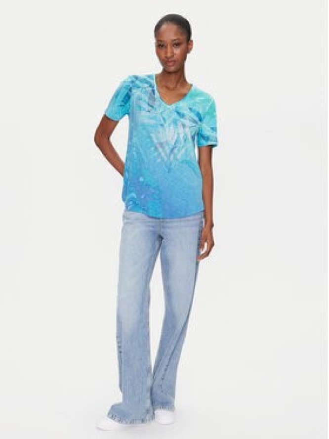 Olsen T-Shirt 11105045 Niebieski Regular Fit