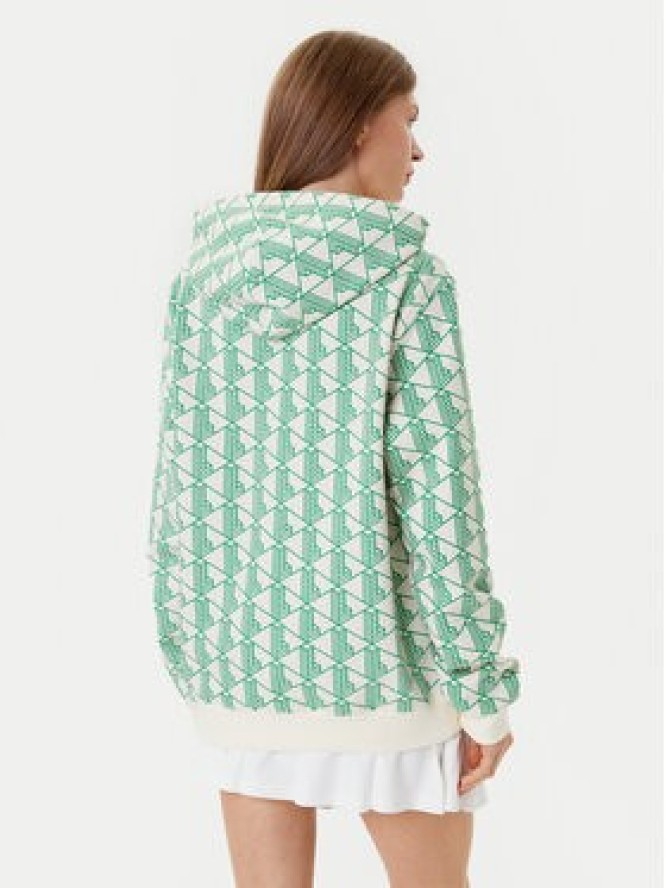 Lacoste Bluza SH2855 Zielony Classic Fit