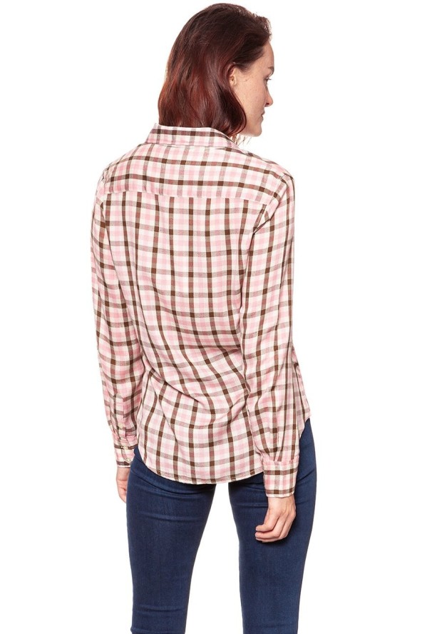 KOSZULA WRANGLER 1 PKT SHIRT CAMEO PINK W5241M1Y2 112129364