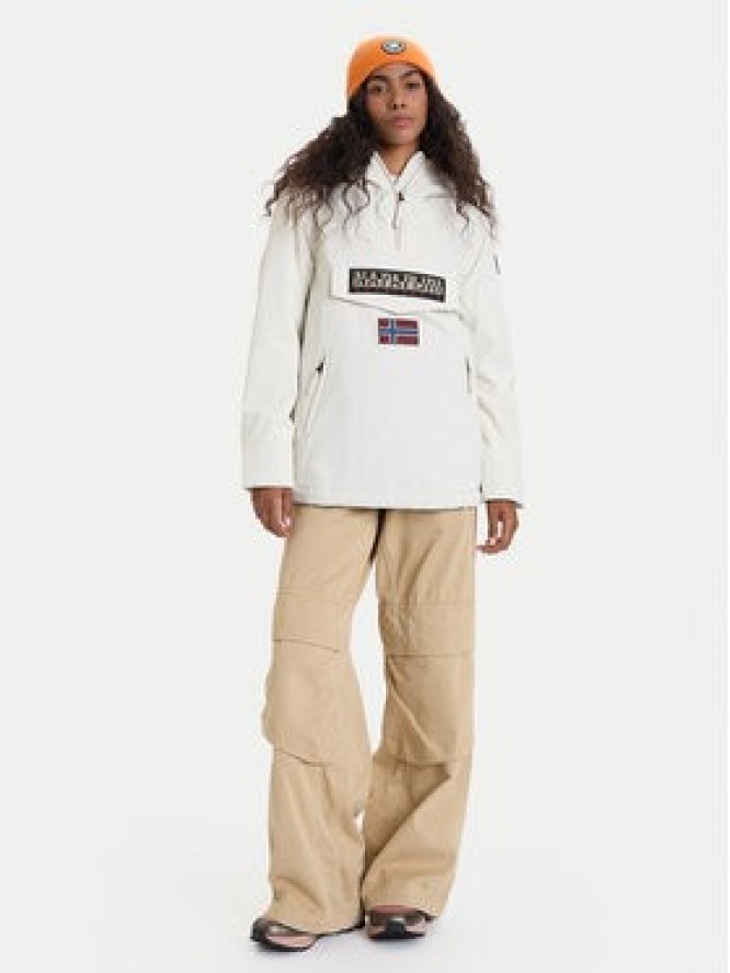 Napapijri Kurtka anorak Rainforest NP0A4GM6 Écru Regular Fit
