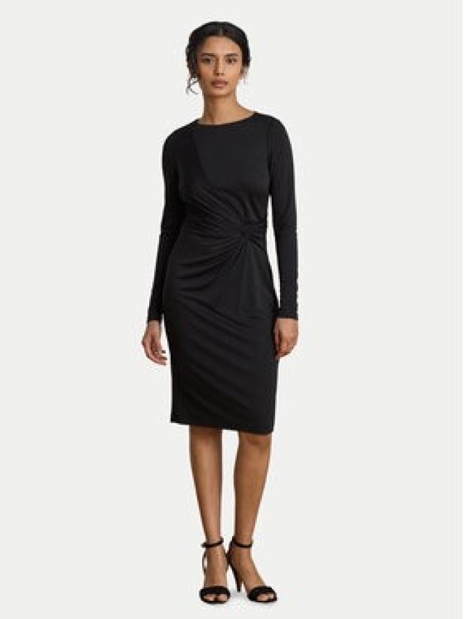 LAUREN RALPH LAUREN Sukienka dzianinowa 200P14033002 Czarny Slim Fit