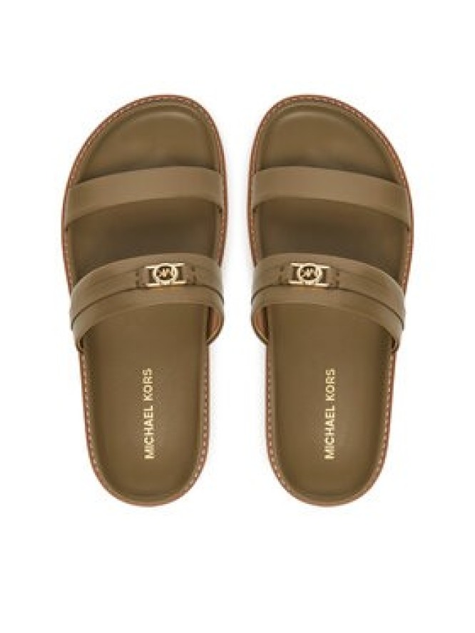 MICHAEL Michael Kors Klapki Mandy Flat Sandal 40S5MAFS2L Zielony