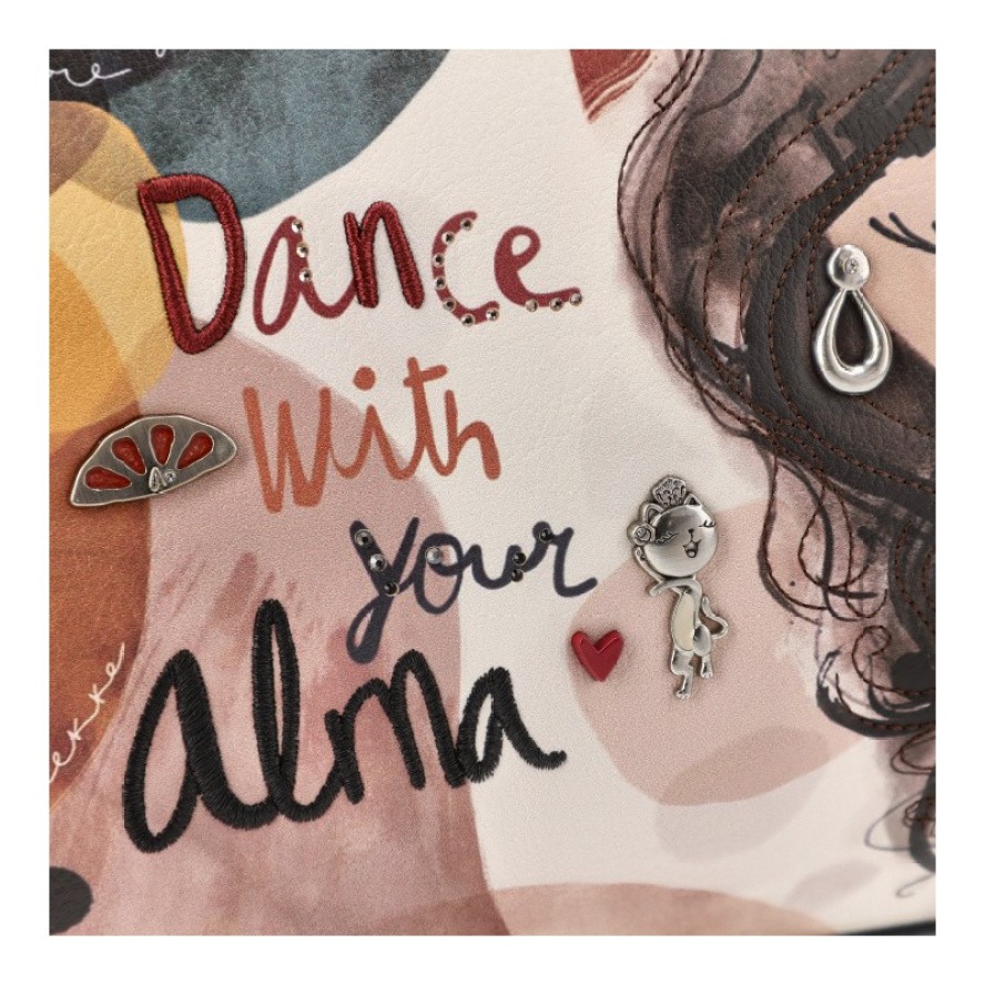 Pomarańczowa Modna Torebka Damska Anekke Premium