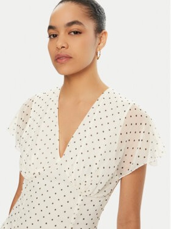 ROTATE Sukienka codzienna 114227 Biały Regular Fit