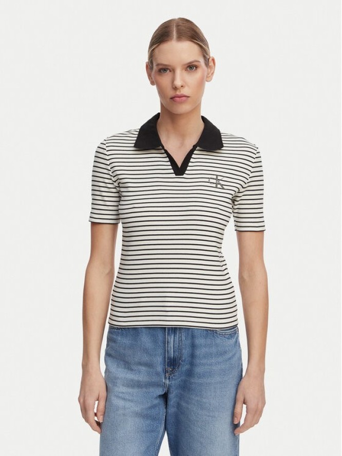 Calvin Klein Jeans Polo LV047F835G Kolorowy Slim Fit