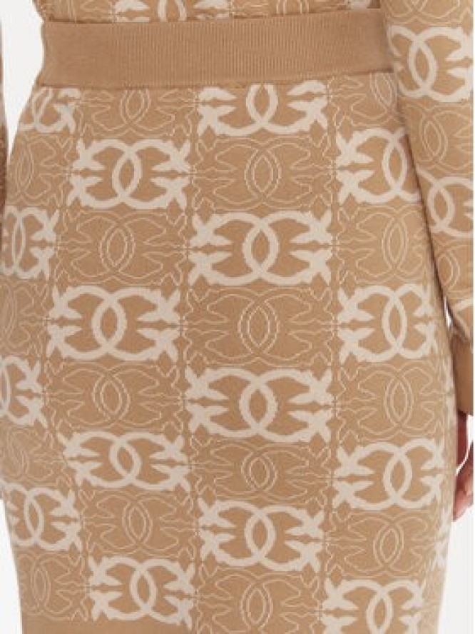 PINKO Spódnica mini Bang Bang 106040 A2YD Beżowy Slim Fit