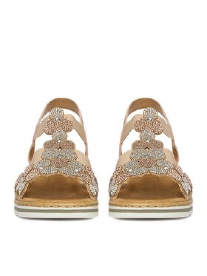 Rieker Sandały CEO-V0613-90 Beżowy