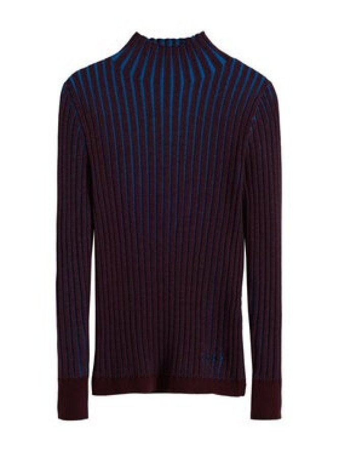 Desigual Golf Barrow 25WWJF18 Niebieski Slim Fit