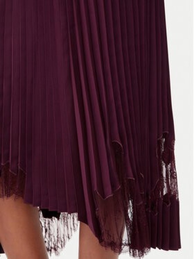BOSS Spódnica plisowana Velacey 50546594 Fioletowy Regular Fit