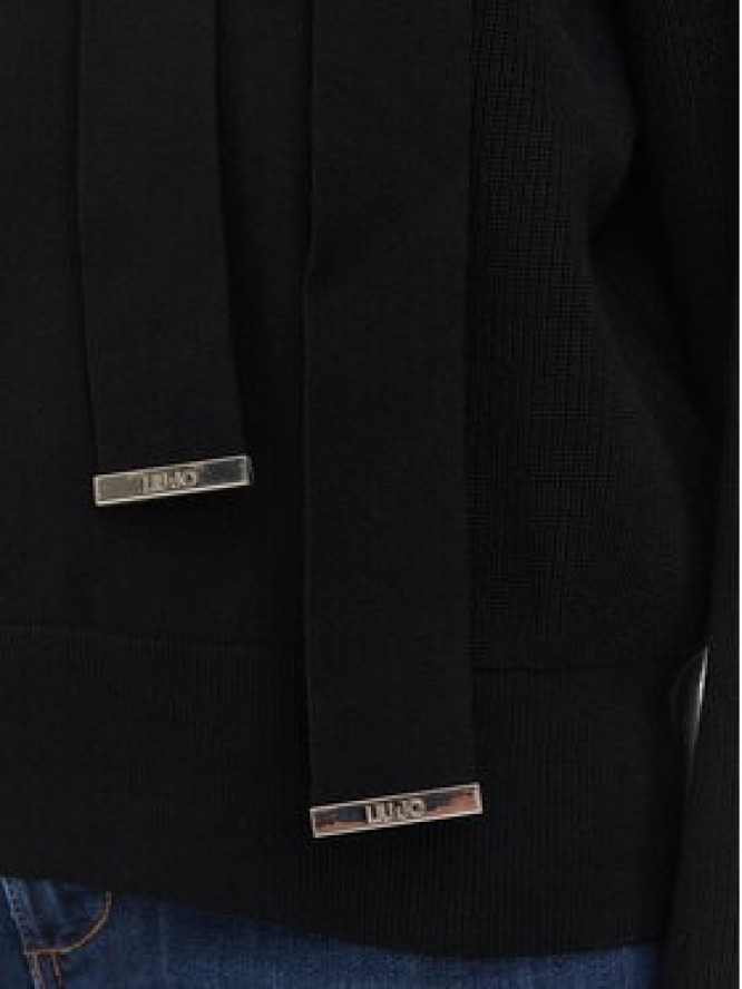 Liu Jo Sweter WF6396 MS99E Czarny Relaxed Fit