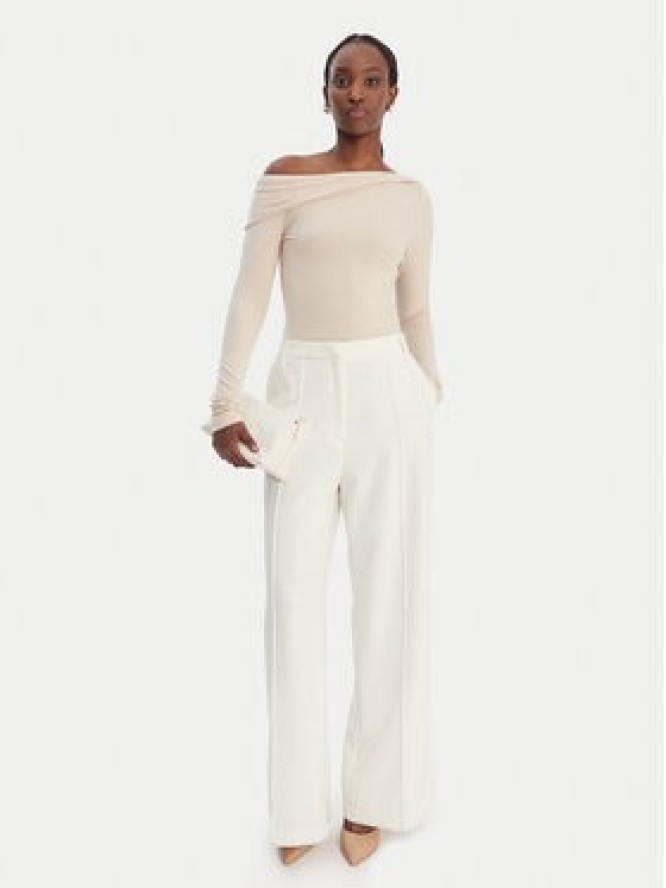 Guess Bluzka W6RP15 KD012 Beżowy Slim Fit