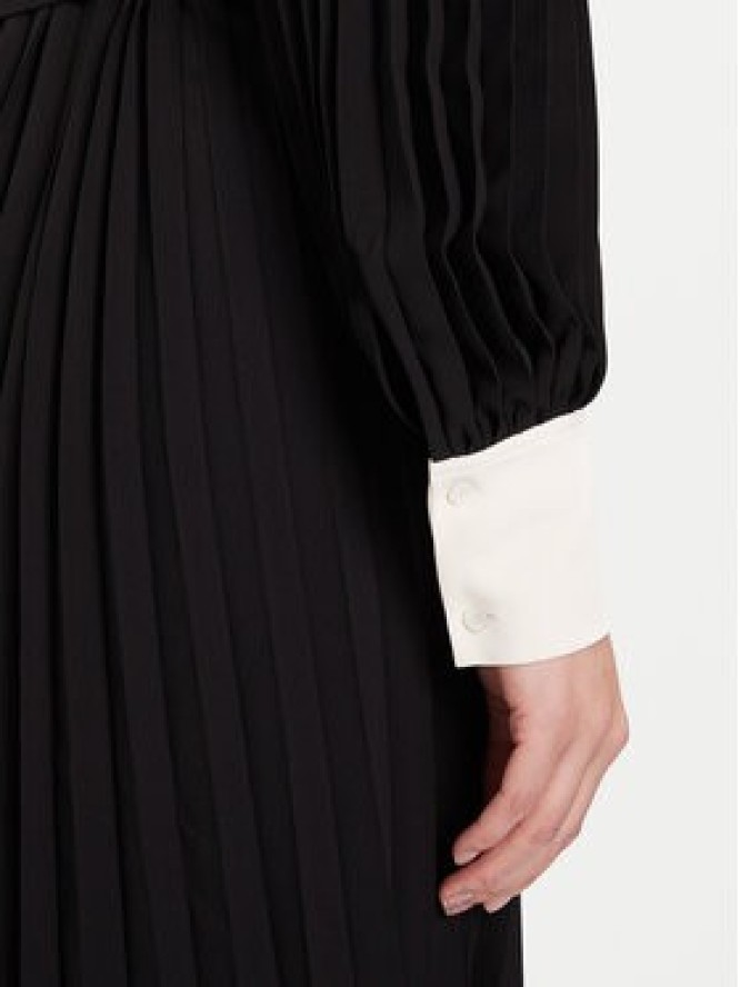 KARL LAGERFELD Sukienka koszulowa A4W13047 Czarny Regular Fit