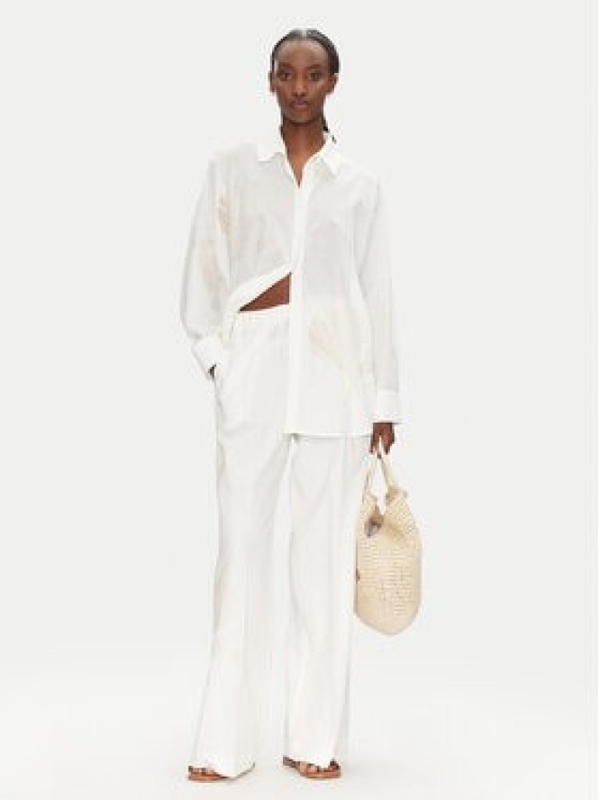 ACCESS FASHION Koszula 53-7053-124 Biały Loose Fit