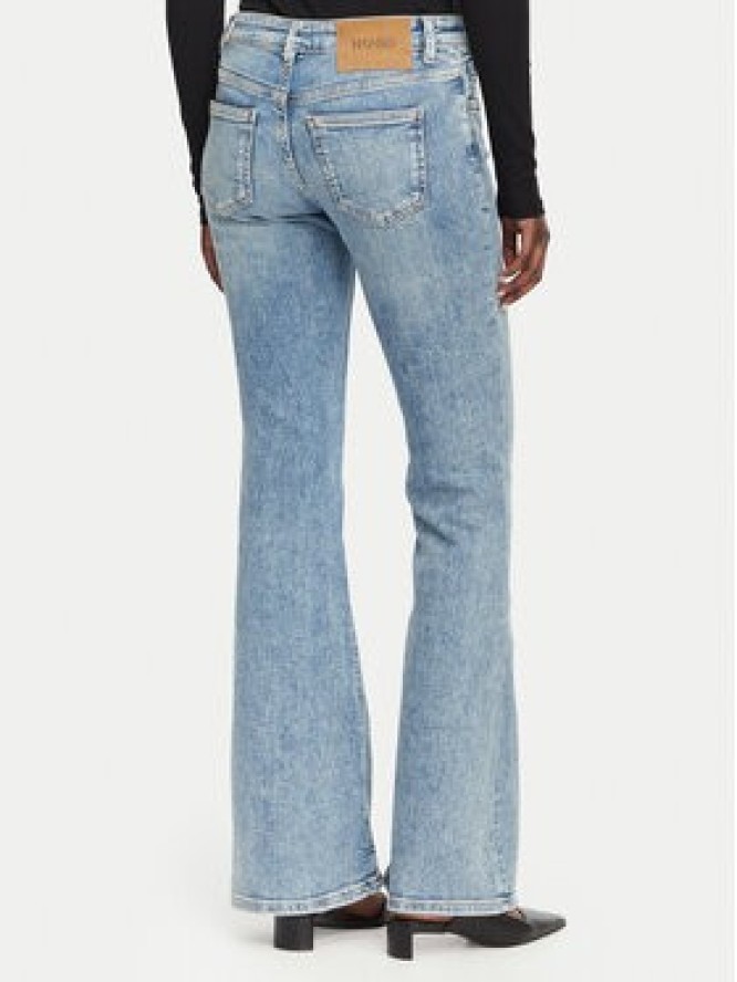 HUGO Jeansy Gelissa 50568888 Niebieski Bootcut Fit