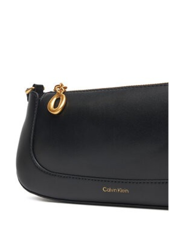 Calvin Klein Torebka Hardware Zip Crossbody LV04F1046G Czarny