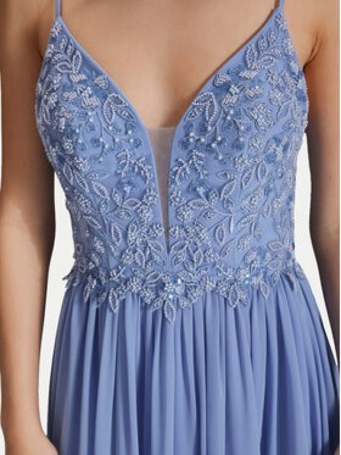 Hey Kyla Sukienka wieczorowa 5AI082HK Niebieski Regular Fit