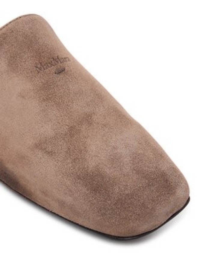 Max Mara Klapki Tessile 2624526051 Brązowy